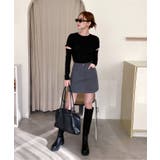 ベーシックハイウエストコットンスカート | by muni:r | 詳細画像33 