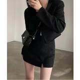 ノーカラーツイードジャケット+スリットツイードスカート | by muni:r | 詳細画像11 