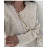 ノーカラーツイードジャケット+スリットツイードスカート | by muni:r | 詳細画像7 