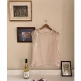 シースルーラウンドシャーリングブラウス | by muni:r | 詳細画像34 