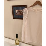 シースルーラウンドシャーリングブラウス | by muni:r | 詳細画像35 