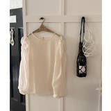 シースルーラウンドシャーリングブラウス | by muni:r | 詳細画像36 