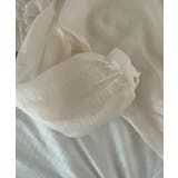 シースルーラウンドシャーリングブラウス | by muni:r | 詳細画像42 