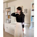 シースルーラウンドシャーリングブラウス | by muni:r | 詳細画像8 