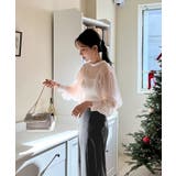 シースルーバックリボンブラウス | by muni:r | 詳細画像14