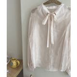 シースルーバックリボンブラウス | by muni:r | 詳細画像29