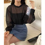 シースルーバックリボンブラウス | by muni:r | 詳細画像3