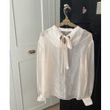 シースルーバックリボンブラウス | by muni:r | 詳細画像37