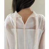 シースルーバックリボンブラウス | by muni:r | 詳細画像42