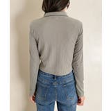 スリムフィットボタンラップTシャツ | by muni:r | 詳細画像35