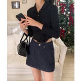 スリムフィットボタンラップTシャツ | by muni:r | 詳細画像37