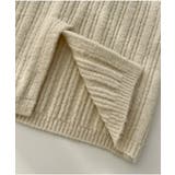 リブオフショルダースリットニット | by muni:r | 詳細画像11 