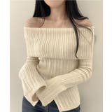 リブオフショルダースリットニット | by muni:r | 詳細画像2 