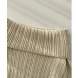 リブオフショルダースリットニット | by muni:r | 詳細画像8 