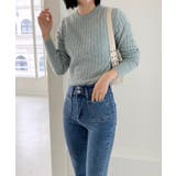 ベーシックラウンドケーブルニット | by muni:r | 詳細画像6