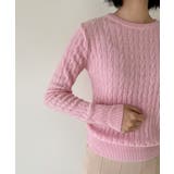 ベーシックラウンドケーブルニット | by muni:r | 詳細画像90