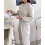 カジュアルヘンリーネックスウェット | by muni:r | 詳細画像42