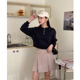 カジュアルヘンリーネックスウェット | by muni:r | 詳細画像45