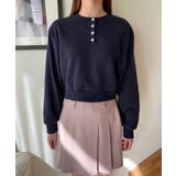 カジュアルヘンリーネックスウェット | by muni:r | 詳細画像61