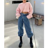 アンバランスラップデニムパンツ | by muni:r | 詳細画像11 