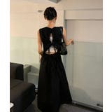 リネンバックスリットロングワンピース/ | by muni:r | 詳細画像10