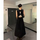 リネンバックスリットロングワンピース/ | by muni:r | 詳細画像11