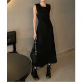 リネンバックスリットロングワンピース/ | by muni:r | 詳細画像15