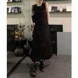 リネンバックスリットロングワンピース/ | by muni:r | 詳細画像18