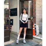 ラグランアンバランスクロップドTシャツ | by muni:r | 詳細画像25