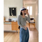 デイリースクエアクロップドカーディガン | by muni:r | 詳細画像16 