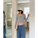 デイリースクエアクロップドカーディガン | by muni:r | 詳細画像23 