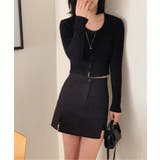 デイリースクエアクロップドカーディガン | by muni:r | 詳細画像4 