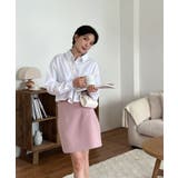 バックスリットショートブラウス | by muni:r | 詳細画像10 