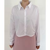 バックスリットショートブラウス | by muni:r | 詳細画像16 