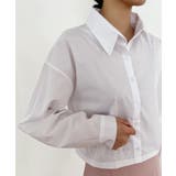 バックスリットショートブラウス | by muni:r | 詳細画像17 