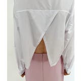 バックスリットショートブラウス | by muni:r | 詳細画像19 