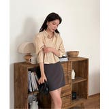 バックスリットショートブラウス | by muni:r | 詳細画像20 