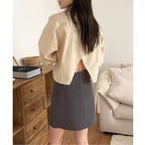 バックスリットショートブラウス | by muni:r | 詳細画像28 