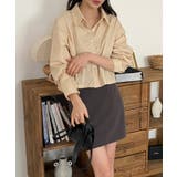 バックスリットショートブラウス | by muni:r | 詳細画像33 