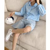 バックスリットショートブラウス | by muni:r | 詳細画像35 