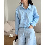 バックスリットショートブラウス | by muni:r | 詳細画像43 