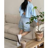 バックスリットショートブラウス | by muni:r | 詳細画像45 