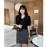 エンボスリボン2WAYパフブラウス | by muni:r | 詳細画像14 