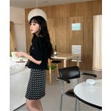 エンボスリボン2WAYパフブラウス | by muni:r | 詳細画像3 