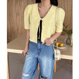 エンボスリボン2WAYパフブラウス | by muni:r | 詳細画像31 