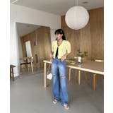 エンボスリボン2WAYパフブラウス | by muni:r | 詳細画像32 