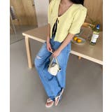 エンボスリボン2WAYパフブラウス | by muni:r | 詳細画像37 