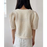 エンボスリボン2WAYパフブラウス | by muni:r | 詳細画像50 