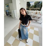 ユニークウォッシングデニムロングスカート | by muni:r | 詳細画像16 