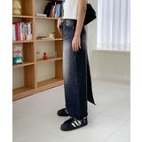 ユニークウォッシングデニムロングスカート | by muni:r | 詳細画像21 